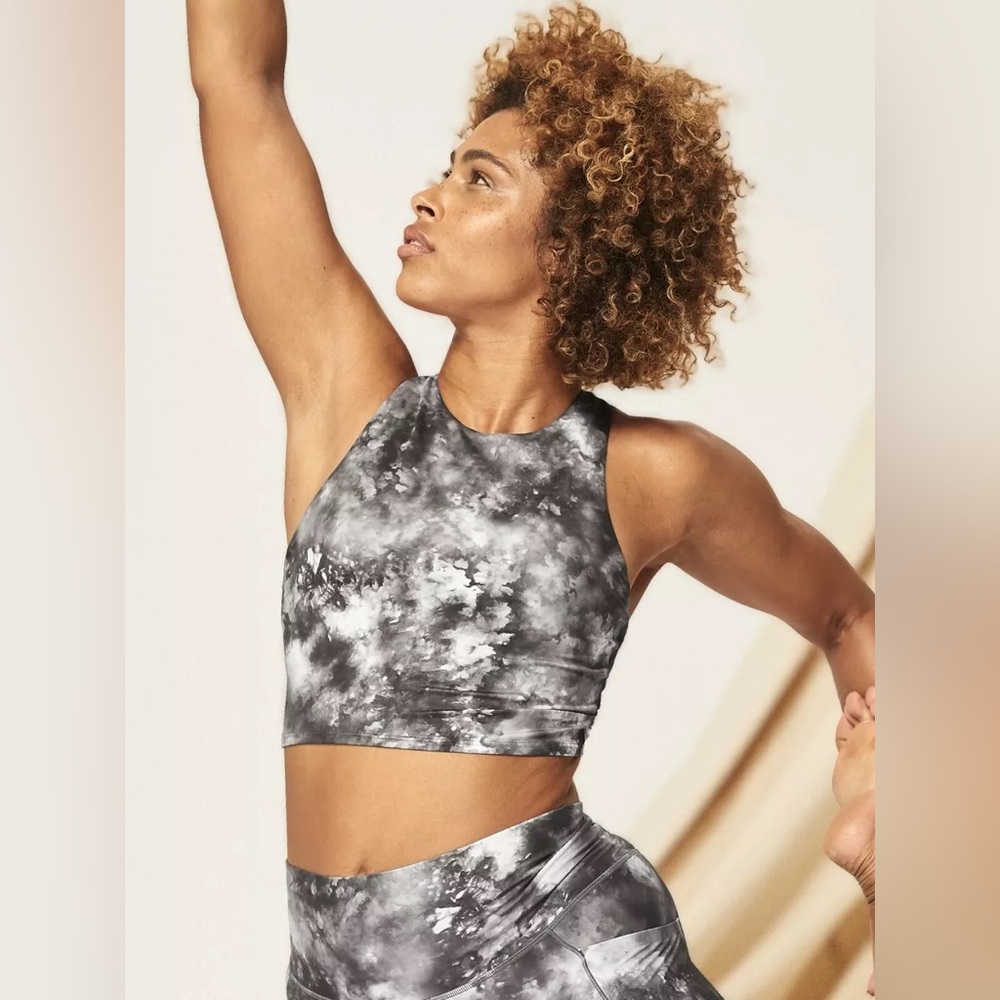 Athleta Printed Conscious Crop (D-DD)